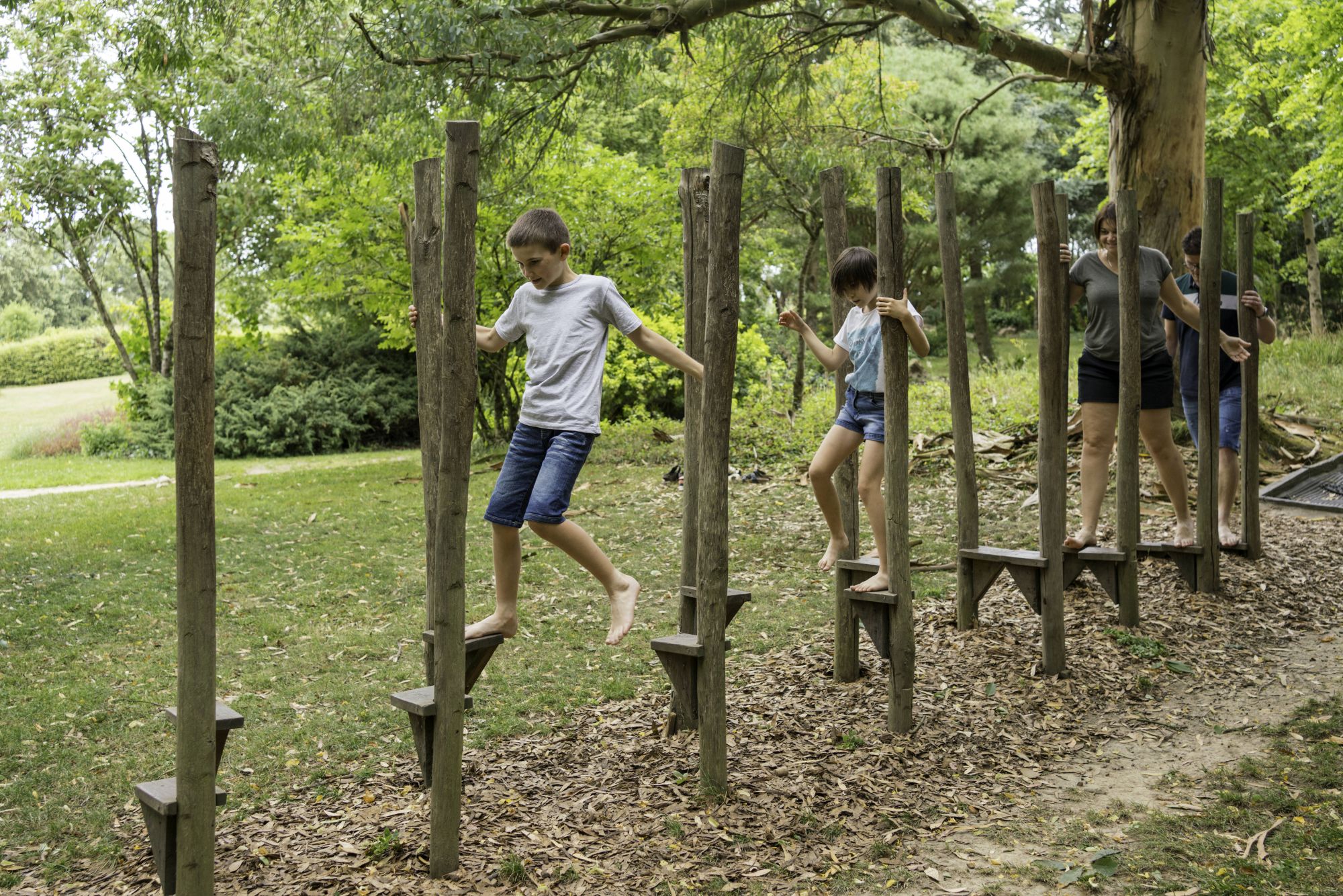 jardins de brocéliande, parcours Réveille tes pieds