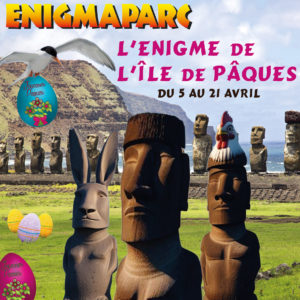 Enigmes et chasse aux oeufs de Manutara sur l'île de Pâques d'ENIGMAPARC